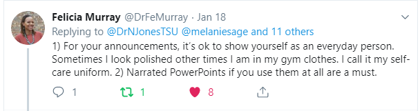 Screenshot of Tweet from FE Murray
